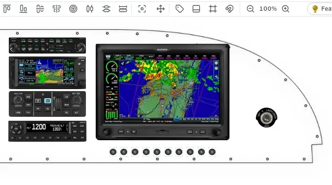 Align and center in the Panel Designer