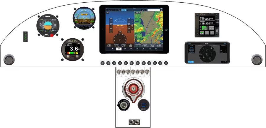 A Zenith Aircraft Company CH-601/601XL instrument panel design