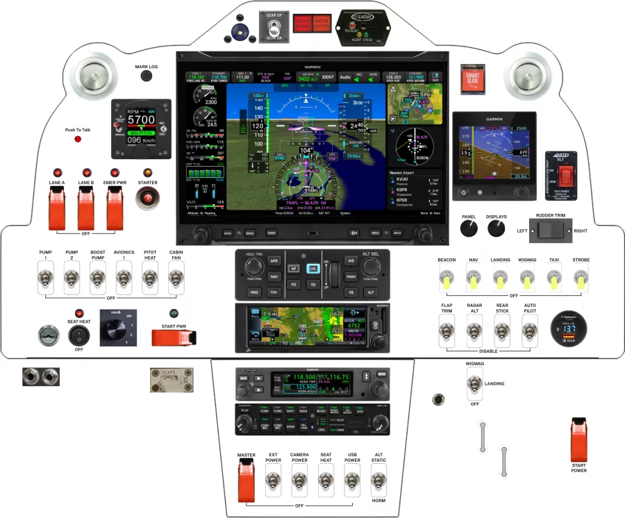 Tucano Front Panel panel design