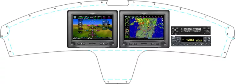 A SkyReach Bushcat instrument panel design