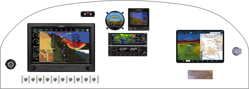 A Zenith Aircraft Company STOL CH801 instrument panel design