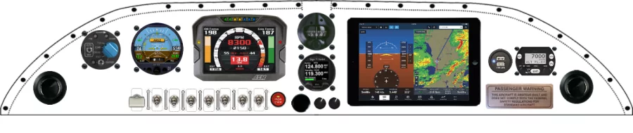 A Sonex Aircraft Sonex B instrument panel design