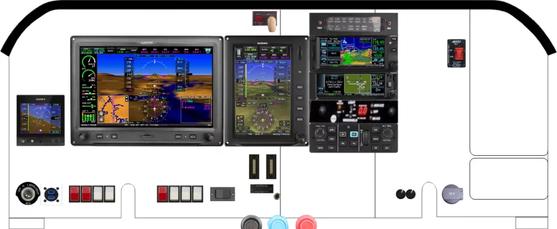 An Mooney M20R instrument panel design