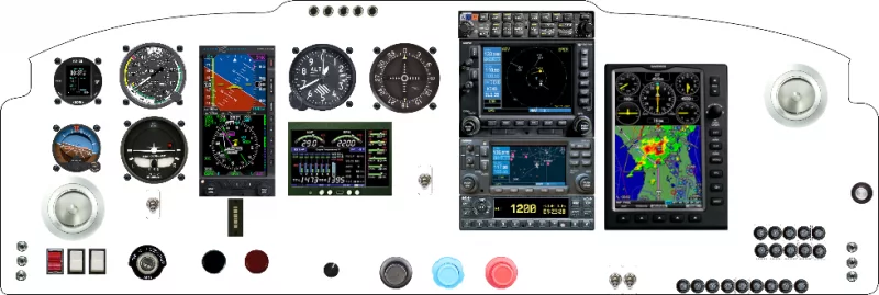 A Globe Aircraft Swift instrument panel design