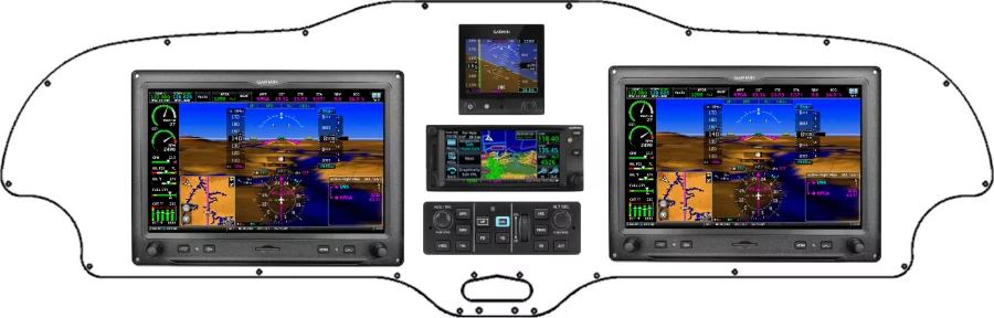 A Sling Aircraft Sling TSi instrument panel design