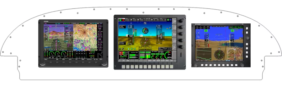 An Van's Aircraft RV-7/9 instrument panel design