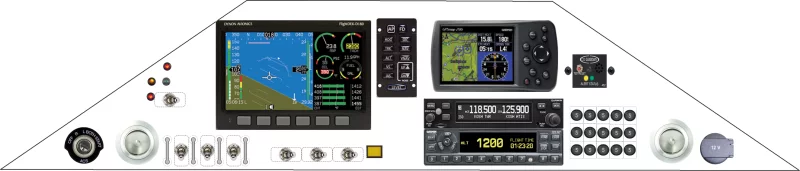 A Sonex Aircraft Sonex instrument panel design