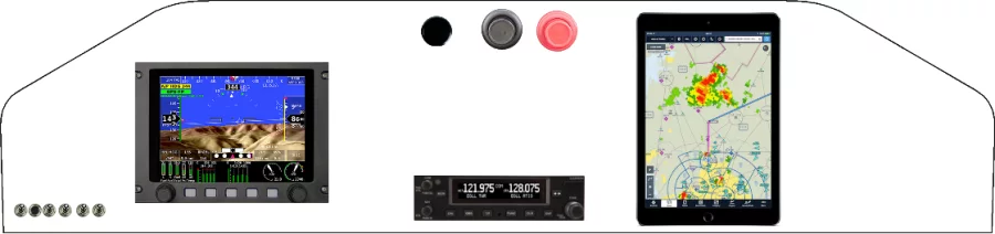 A Steve Wittman Tailwind instrument panel design