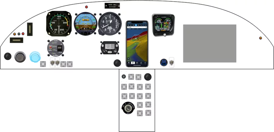 A Zenith Aircraft Company CH-601/601XL instrument panel design