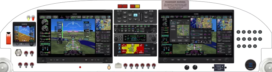 Van's Aircraft RV-7/9 instrument panel design