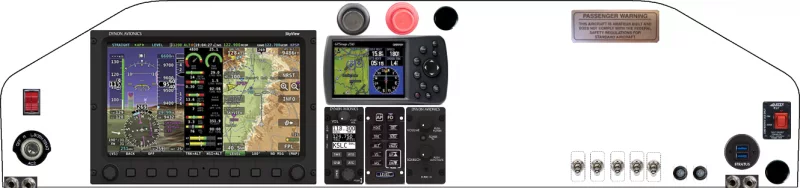A Steve Wittman Tailwind instrument panel design