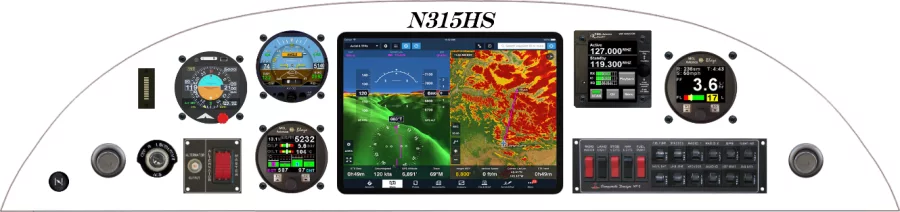 A Zenith Aircraft Company 601 HD/S instrument panel design