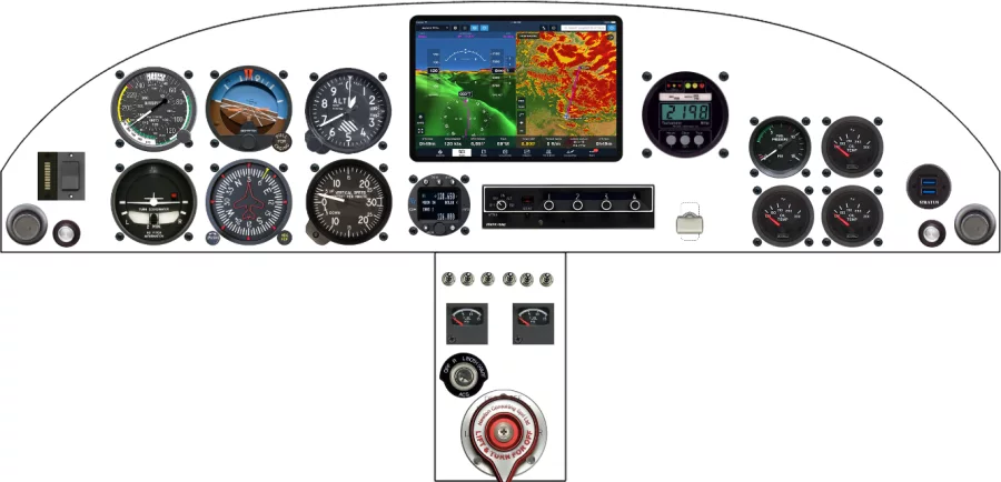 A Zenith Aircraft Company CH-601/601XL instrument panel design