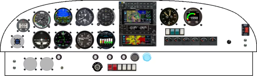 A Maule Air Maule instrument panel design